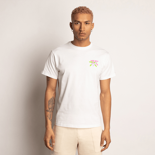 IP Collection V2 Short Sleeve T-shirt - White + Pink