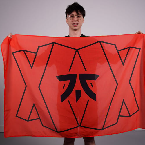 Fnatic Fan Flag 2024, Orange Thumbnail