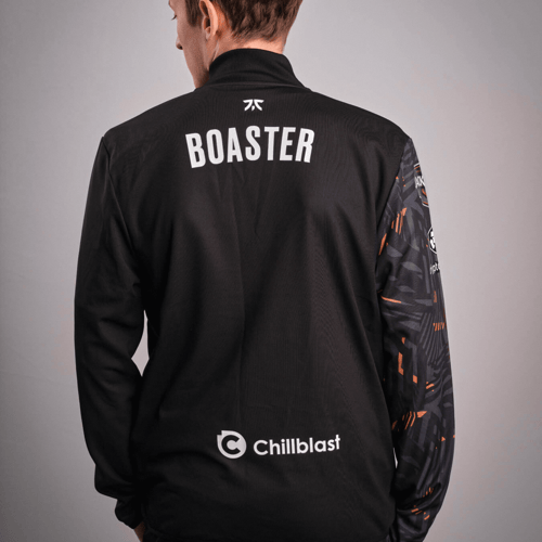 fnatic pro kit 2023 custom named pro jacket asos valorant champion boaster