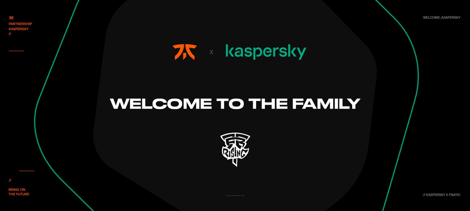 fnatic and kaspersky logos