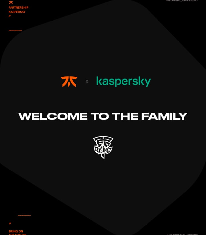 fnatic and kaspersky logos