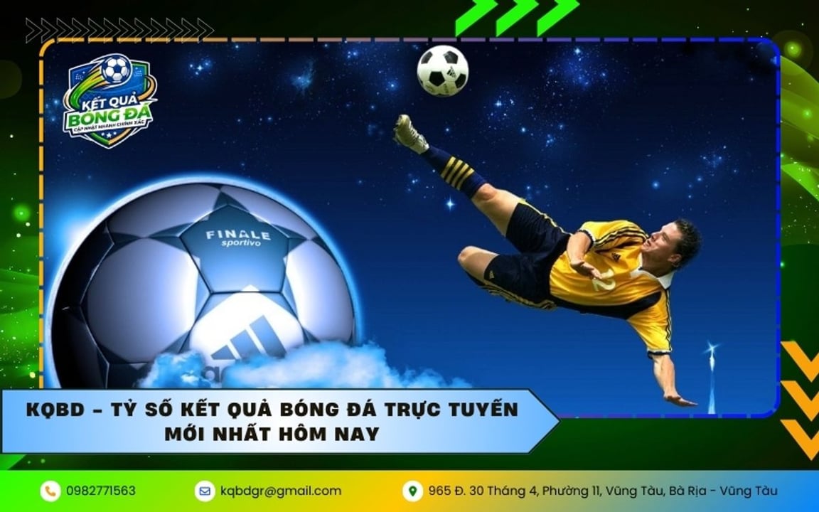 KQBD - Tỷ Số Kết Quả Bóng Đá Trực Tuyến Mới Nhất Hôm Nay's banner image.